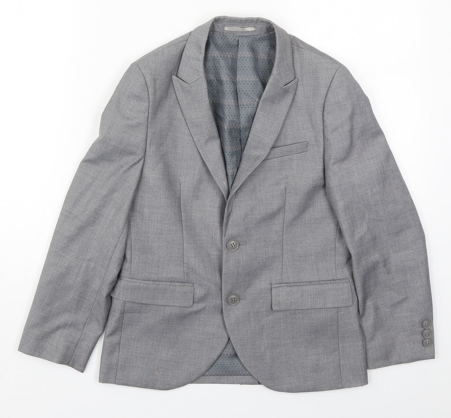 NEXT Boys Grey   Jacket  Size 10 Years  Button