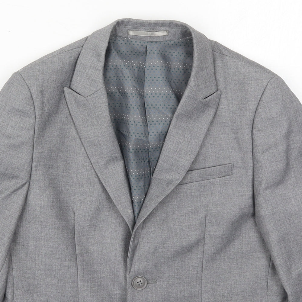 NEXT Boys Grey   Jacket  Size 10 Years  Button