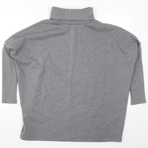 Warehouse Womens Grey  Polyester Pullover Sweatshirt Size 12  Pullover