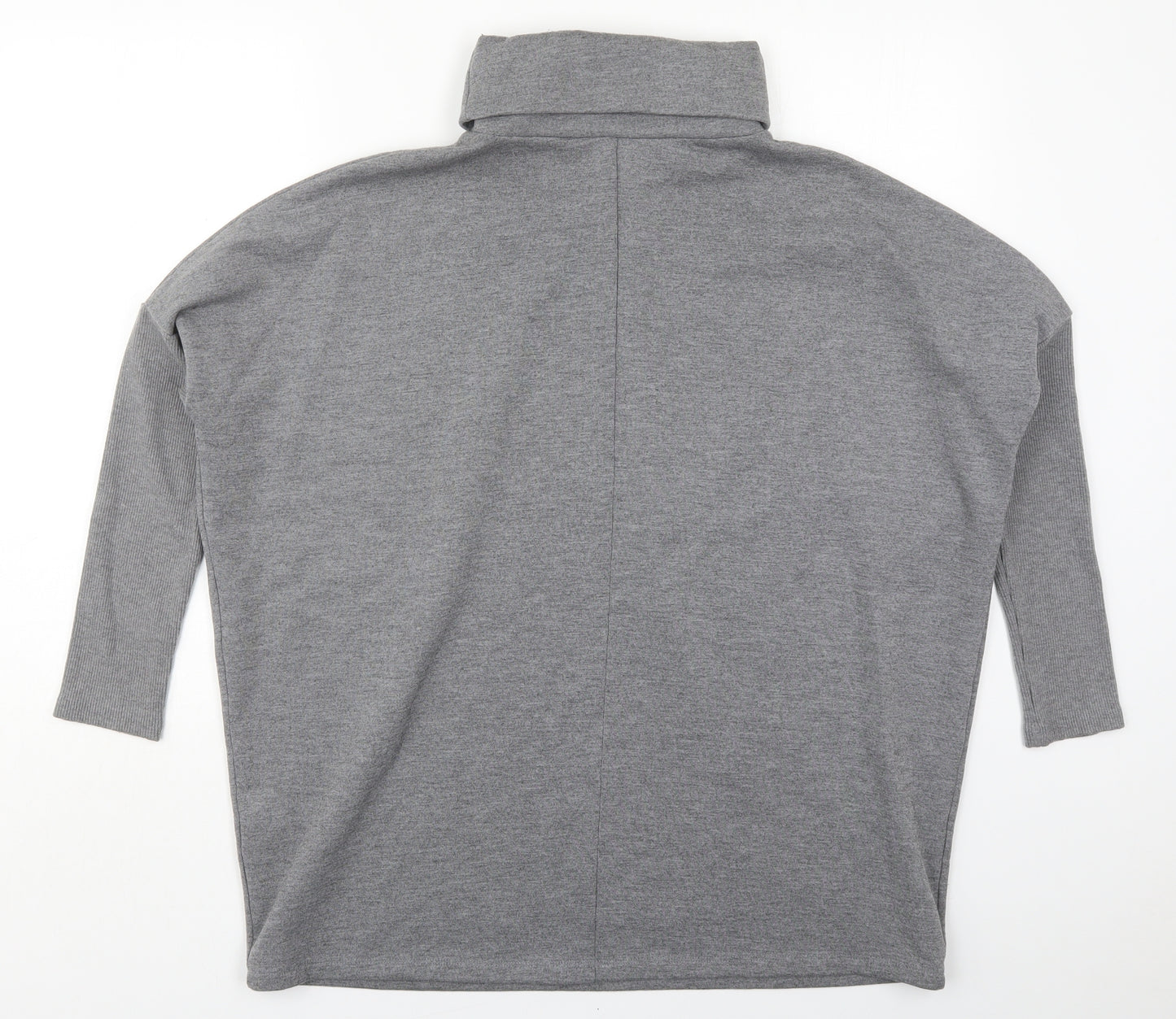 Warehouse Womens Grey  Polyester Pullover Sweatshirt Size 12  Pullover