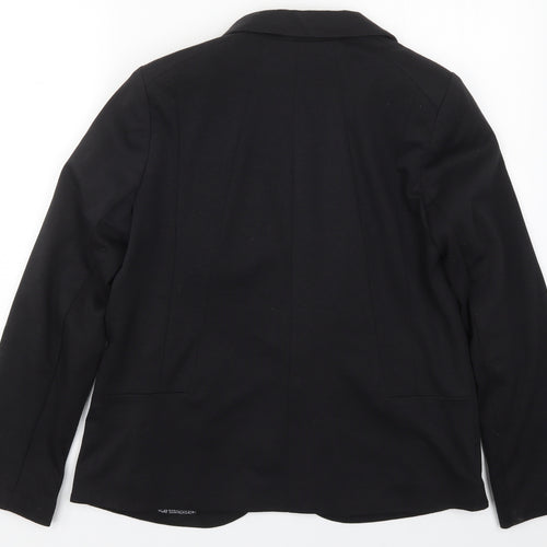 Wallis Womens Black  Polyester Jacket Blazer Size 12