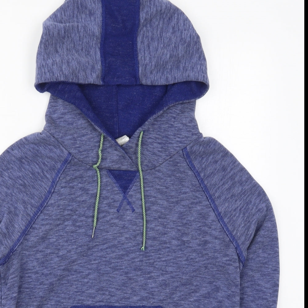 Under armour Womens Blue  Cotton Pullover Hoodie Size S  Pullover