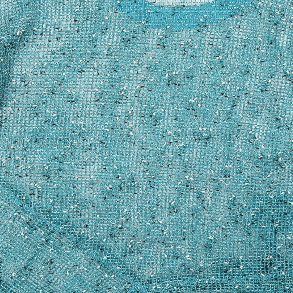 Florence Womens Blue Round Neck  Acrylic Pullover Jumper One Size