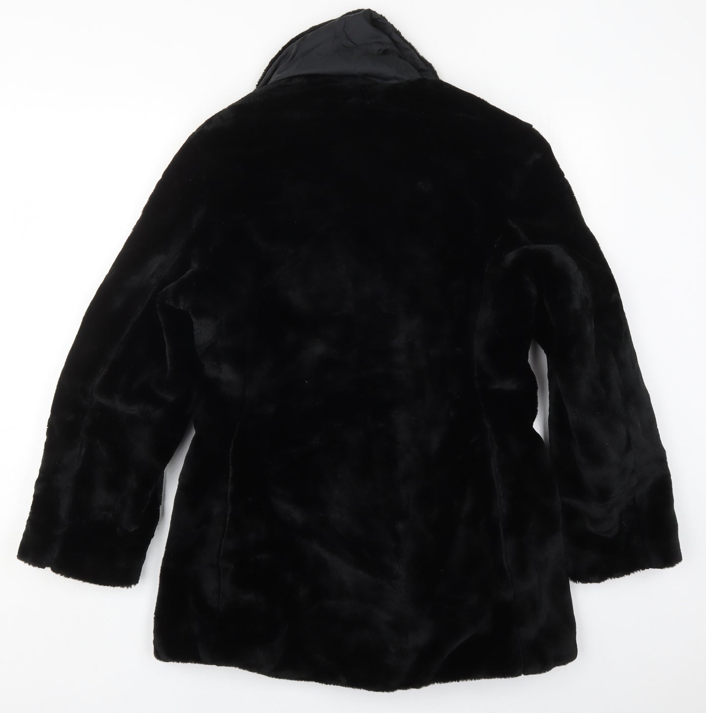 Todays Woman Womens Black   Jacket Coat Size 12  Button