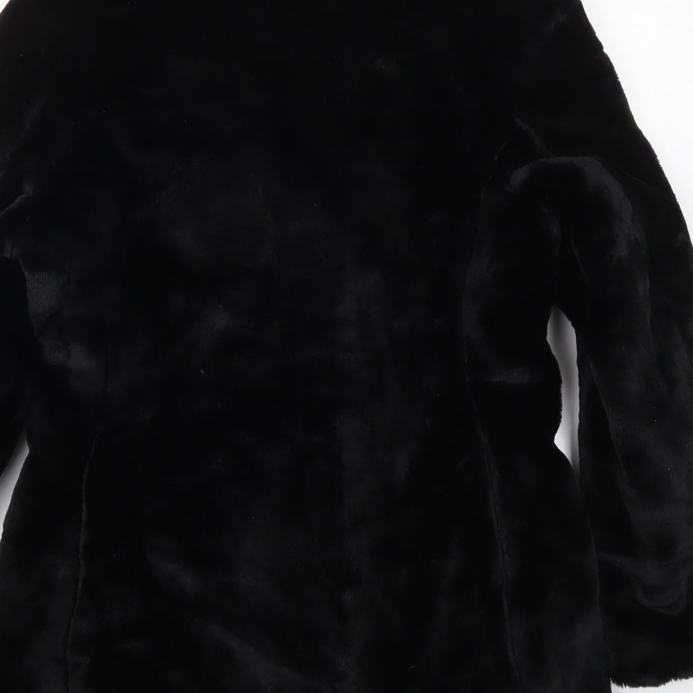 Todays Woman Womens Black   Jacket Coat Size 12  Button