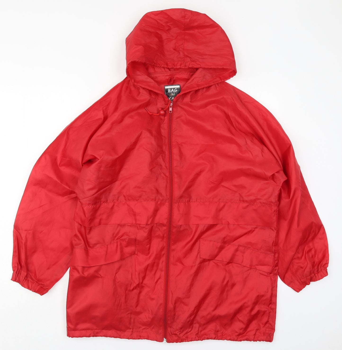 Bag The Kag Womens Red   Jacket  Size XL  Zip