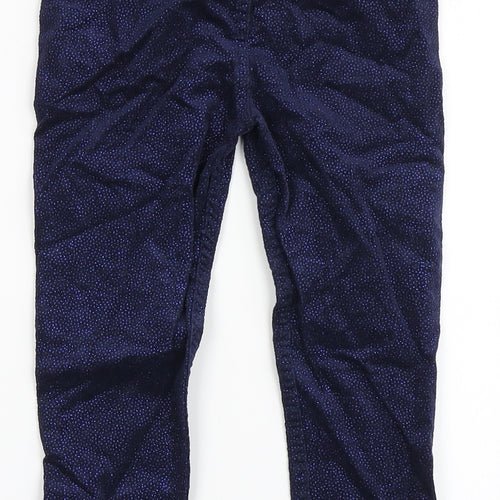 Marks and Spencer Girls Blue  Cotton Jegging Jeans Size 4-5 Years  Regular