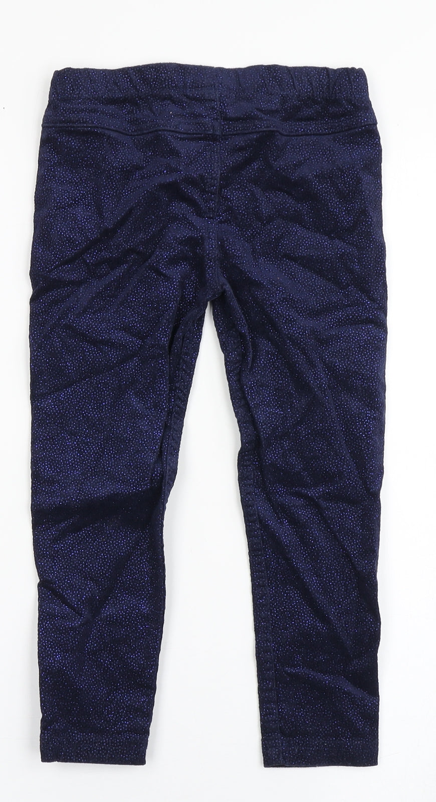Marks and Spencer Girls Blue  Cotton Jegging Jeans Size 4-5 Years  Regular
