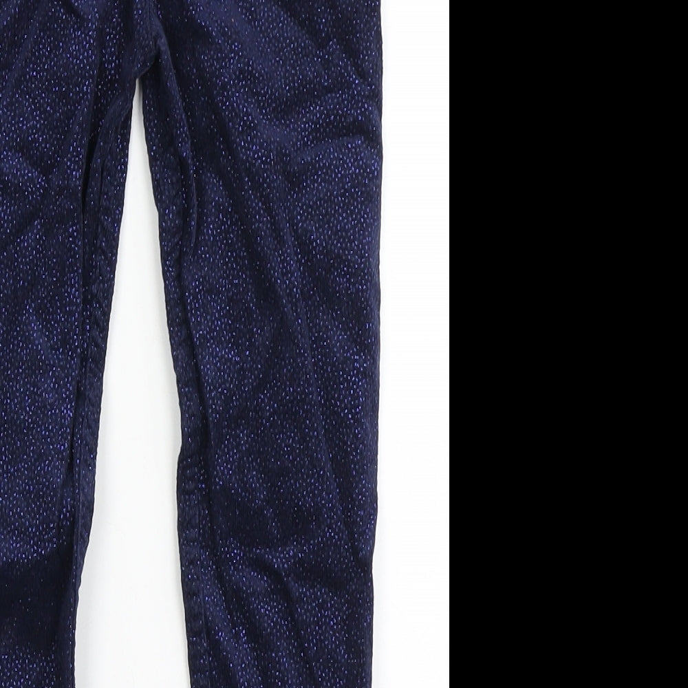 Marks and Spencer Girls Blue  Cotton Jegging Jeans Size 4-5 Years  Regular