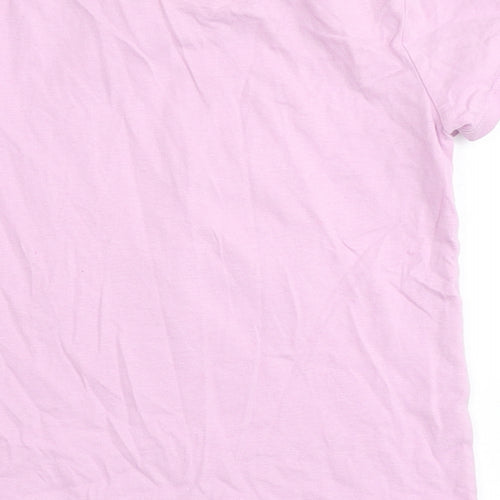 Blue Zoo Girls Purple  100% Cotton Basic T-Shirt Size 4-5 Years Round Neck  - Sandals