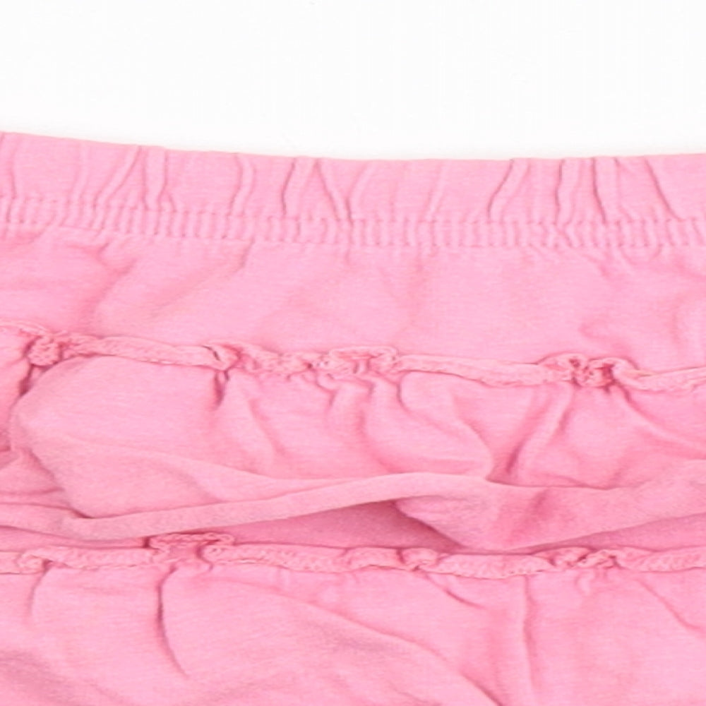 George Girls Pink  100% Cotton Mini Skirt Size 4-5 Years  Regular