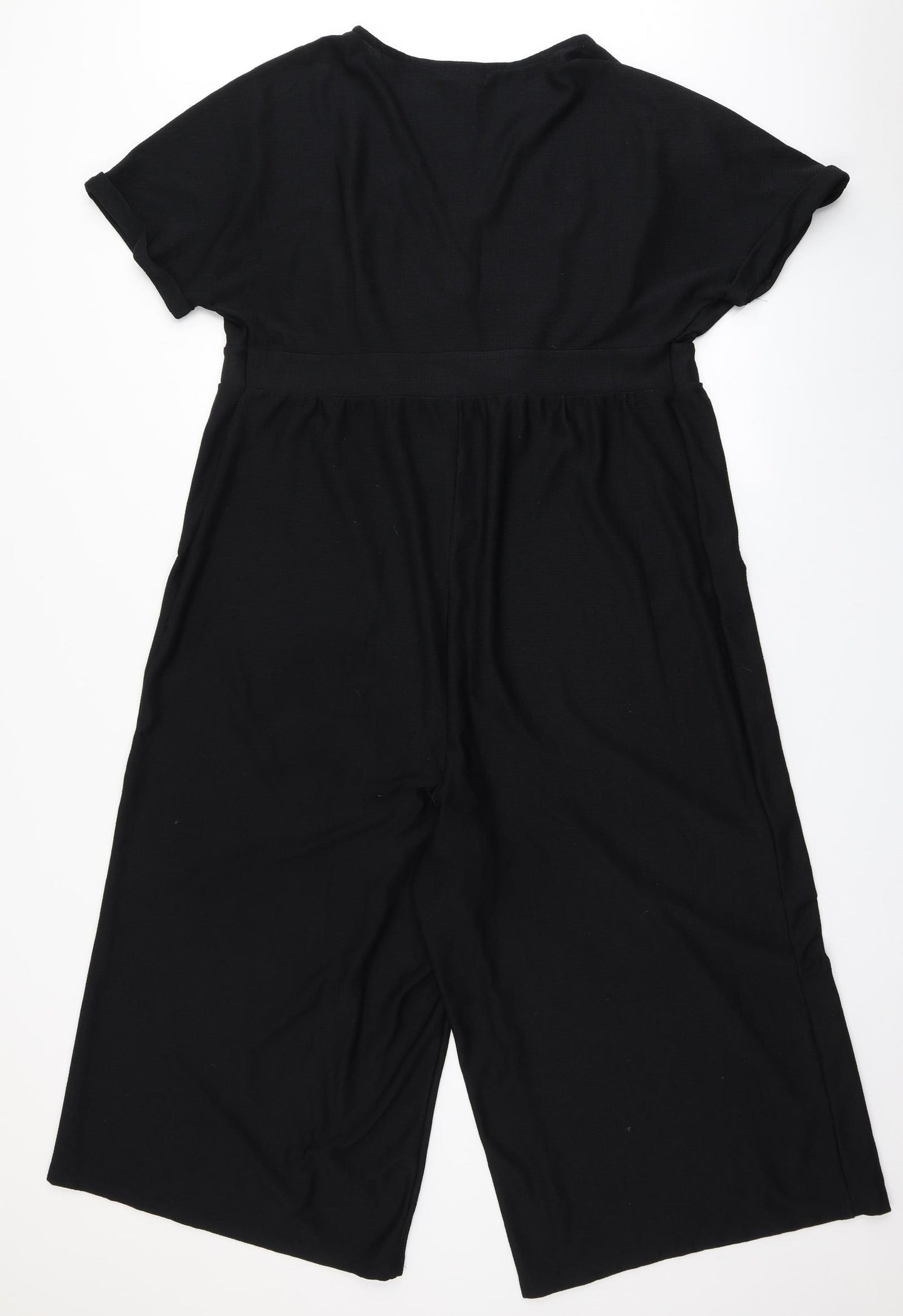 NEXT Womens Black  Polyester Jumpsuit One-Piece Size 14 L19 in Button - Maternity