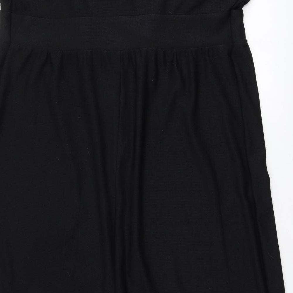 NEXT Womens Black  Polyester Jumpsuit One-Piece Size 14 L19 in Button - Maternity