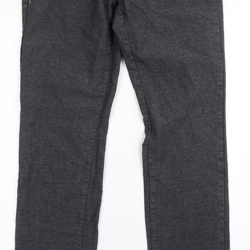 FB Fashion Womens Black  Polyester Skinny Jeans Size 30 L31 in Regular Button