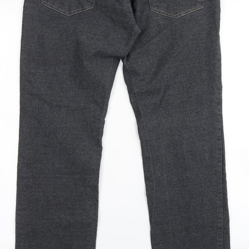 FB Fashion Womens Black  Polyester Skinny Jeans Size 30 L31 in Regular Button
