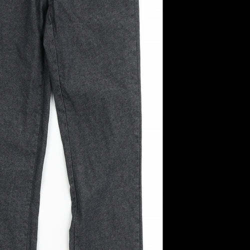 FB Fashion Womens Black  Polyester Skinny Jeans Size 30 L31 in Regular Button
