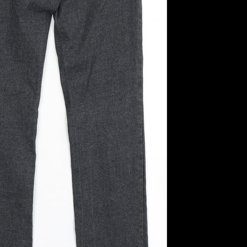 FB Fashion Womens Black  Polyester Skinny Jeans Size 30 L31 in Regular Button