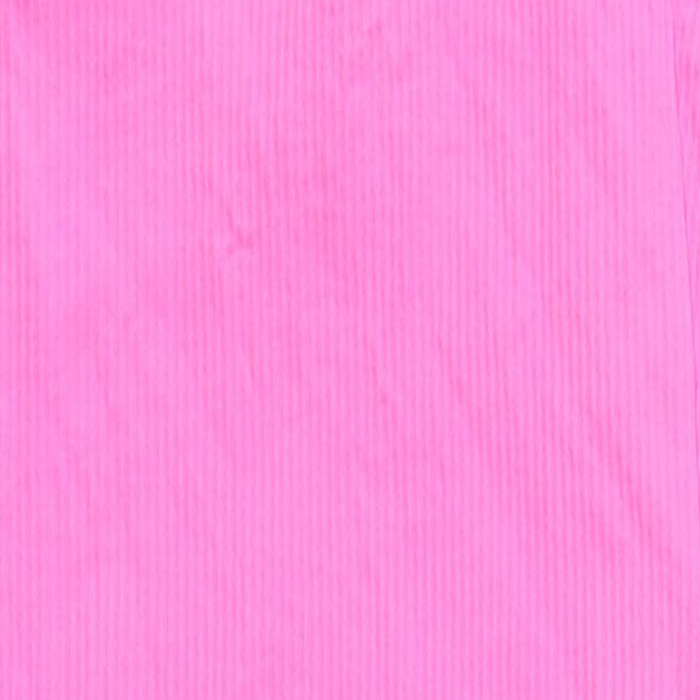 New Look Womens Pink  Polyamide Camisole T-Shirt Size 6 Boat Neck - Neon Pink