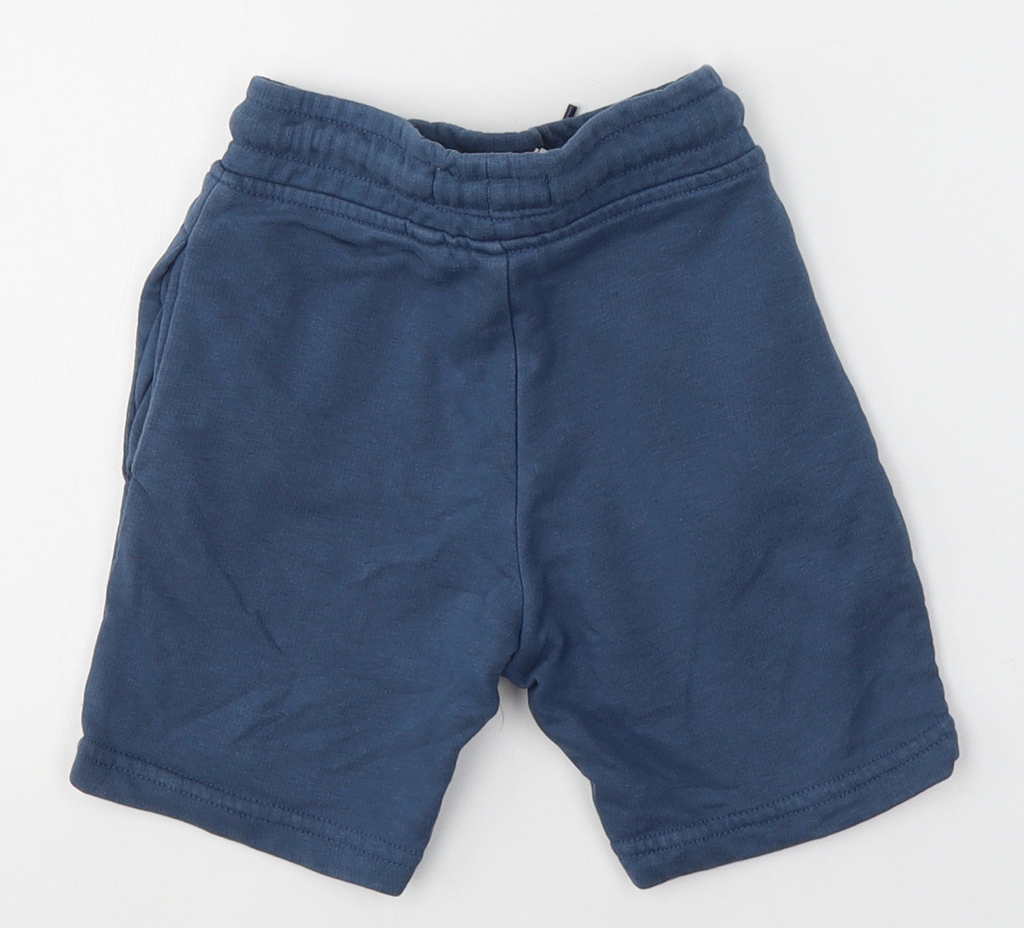 NEXT Boys Blue  Cotton Bermuda Shorts Size 4 Years  Regular Tie