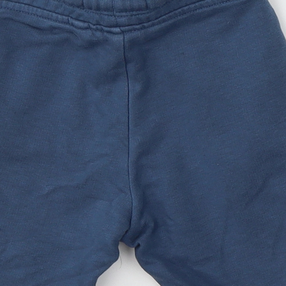 NEXT Boys Blue  Cotton Bermuda Shorts Size 4 Years  Regular Tie