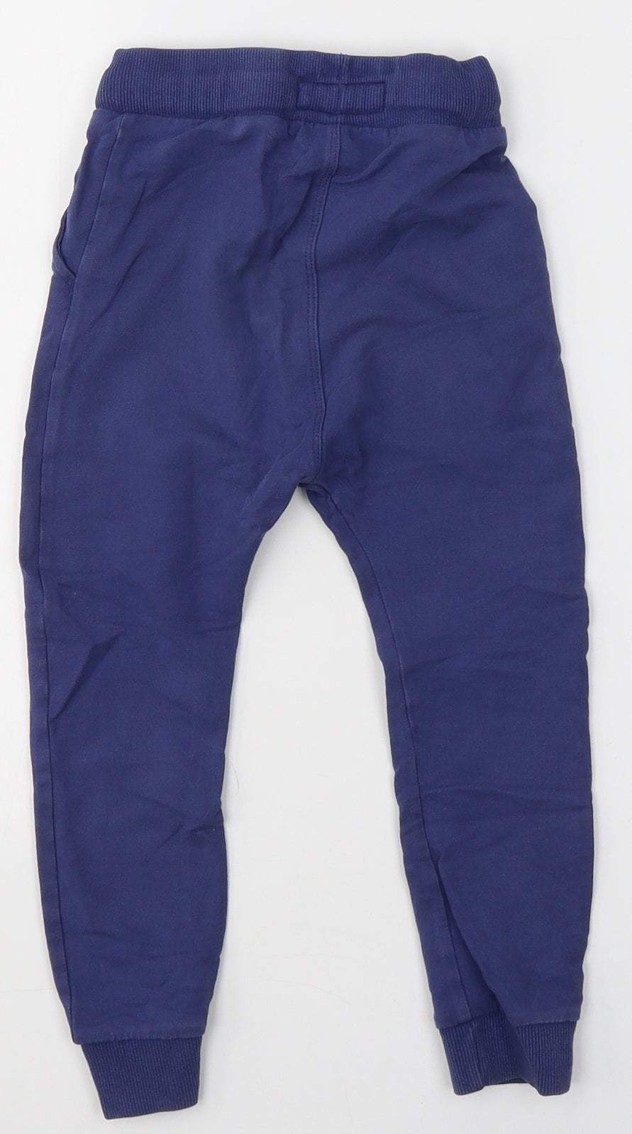 NEXT Boys Blue  Cotton Sweatpants Trousers Size 3-4 Years  Regular