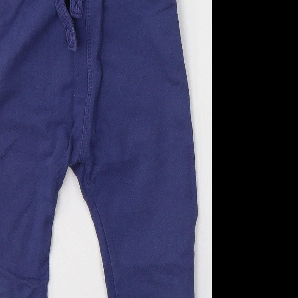 NEXT Boys Blue  Cotton Sweatpants Trousers Size 3-4 Years  Regular