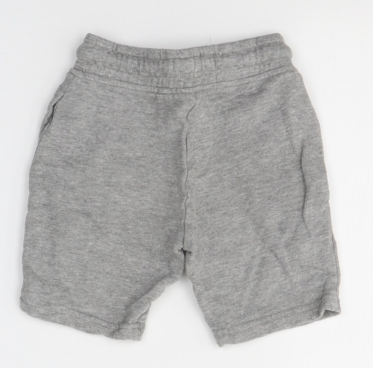 NEXT Boys Grey  Cotton Bermuda Shorts Size 4 Years  Regular Tie