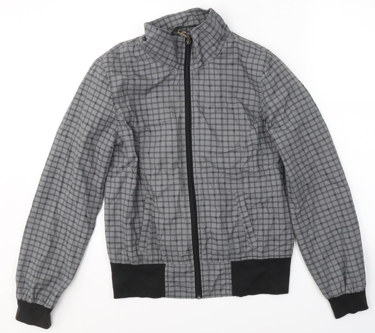 AJC Womens Grey Check  Jacket  Size 12  Zip