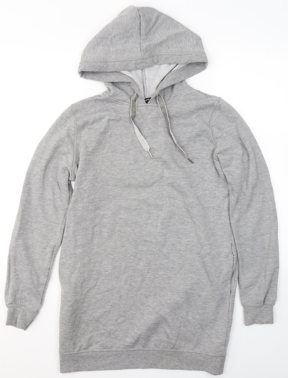 George Womens Grey  Polyester Pullover Hoodie Size 8