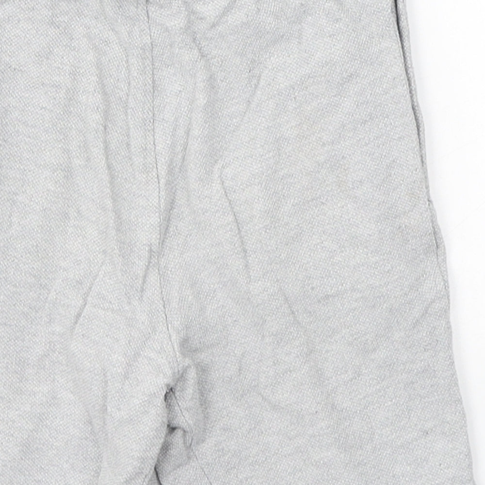 Jasper Conran Boys Grey  Cotton Bermuda Shorts Size 3-4 Years  Regular Tie