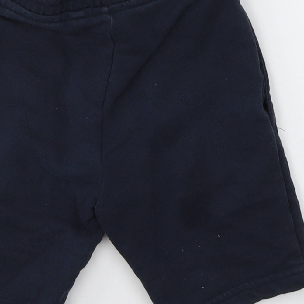 NEXT Boys Blue  Cotton Bermuda Shorts Size 4 Years  Regular Tie