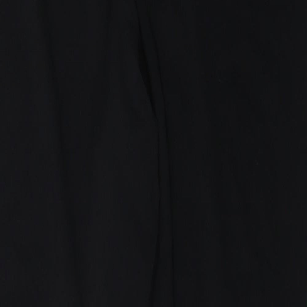 Dunnes Stores Womens Black Spotted Polyester Compression Leggings Size M L30 in Regular