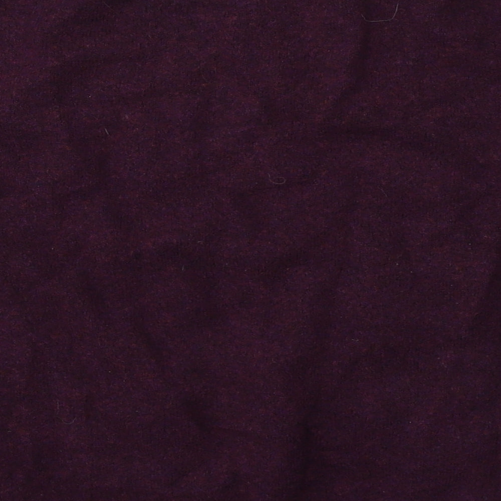 Marks and Spencer Mens Red V-Neck  Wool Pullover Jumper Size 2XL