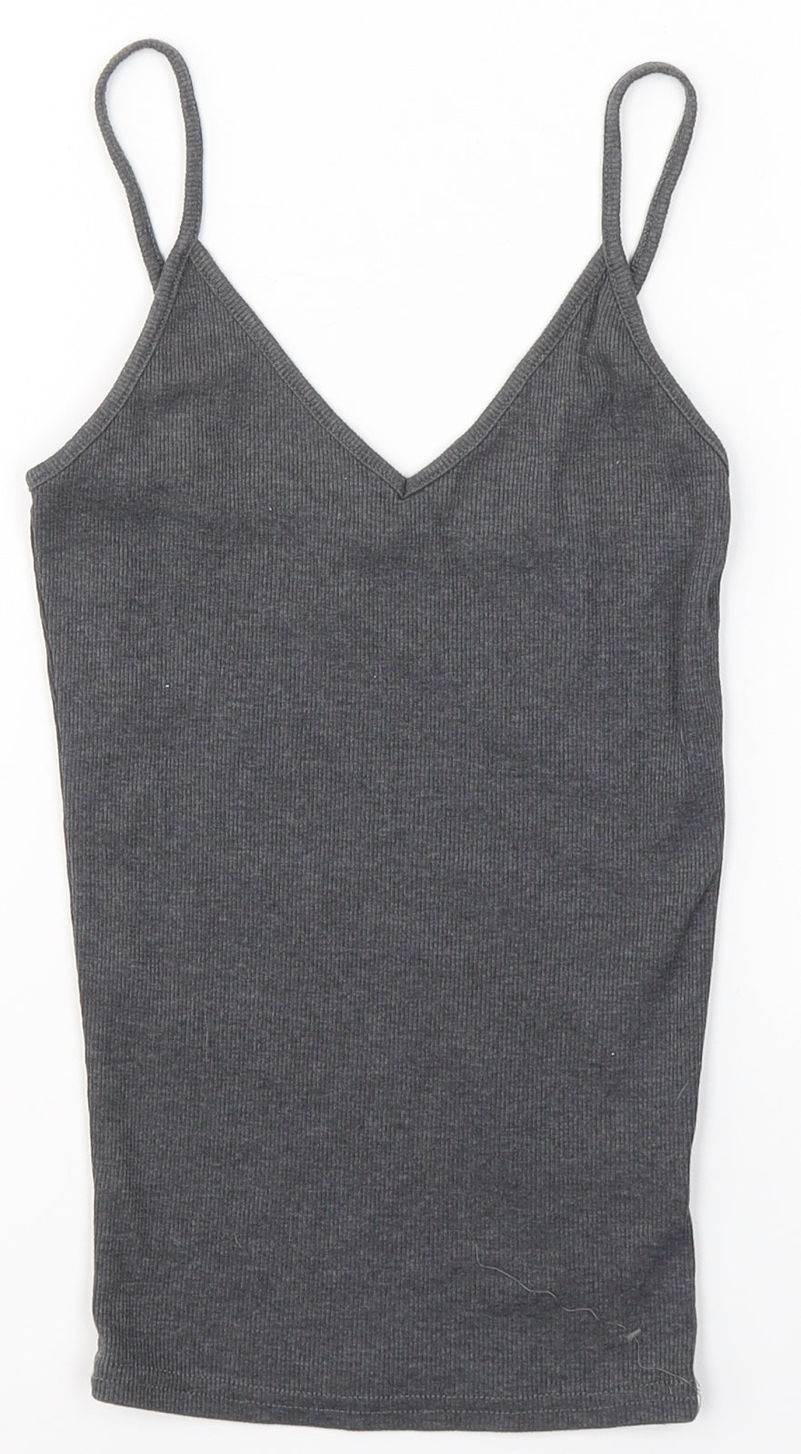 Atmosphere Womens Grey  Cotton Camisole Tank Size 8 V-Neck