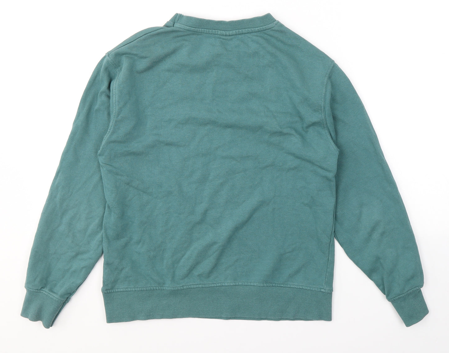 Zara Girls Green  Cotton Pullover Sweatshirt Size 11-12 Years