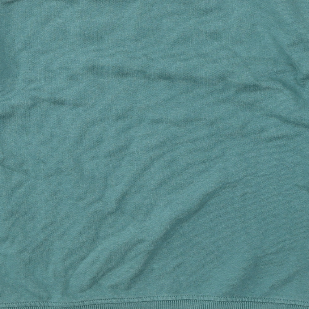 Zara Girls Green  Cotton Pullover Sweatshirt Size 11-12 Years