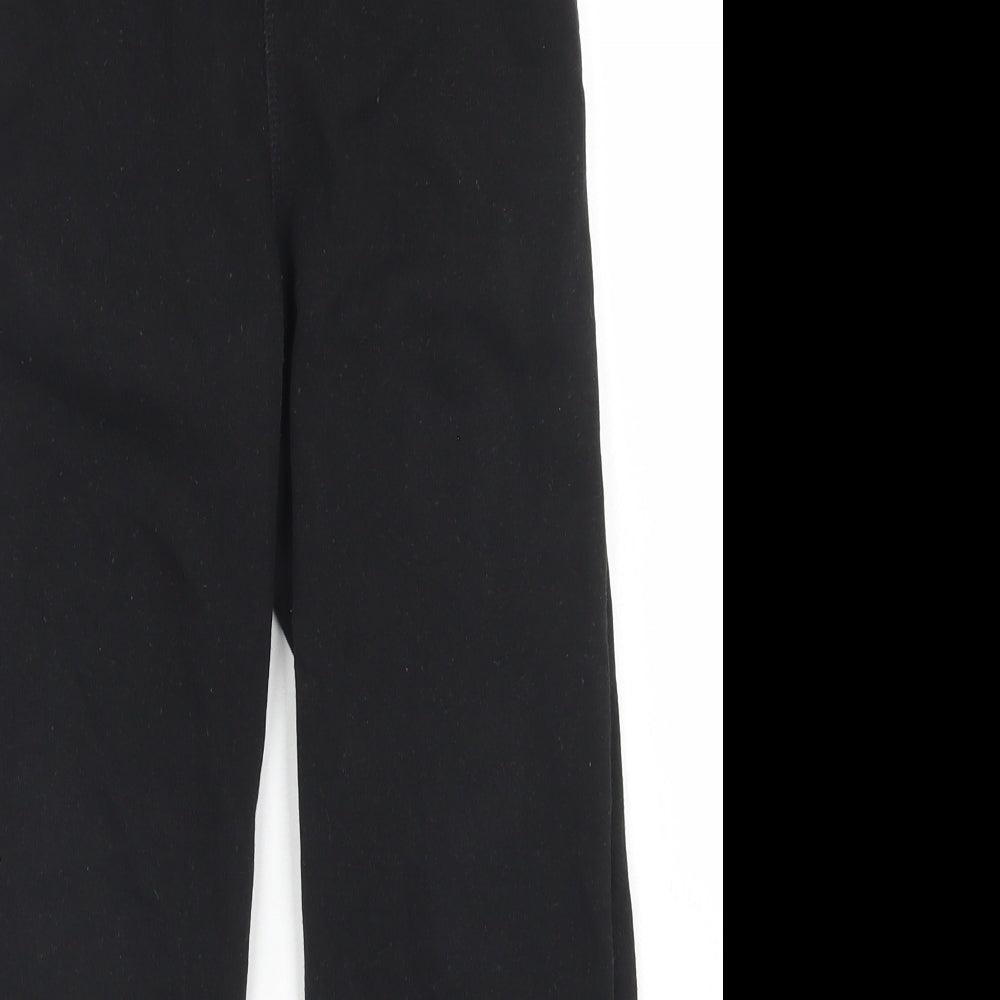 Smart Start Boys Black  Cotton Jogger Trousers Size 6-7 Years  Regular Drawstring