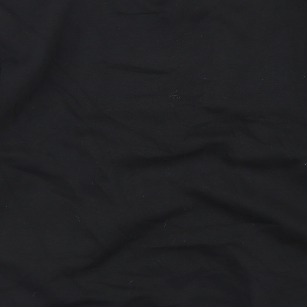 Beck & Hersey Womens Black  Cotton Pullover Sweatshirt Size 16