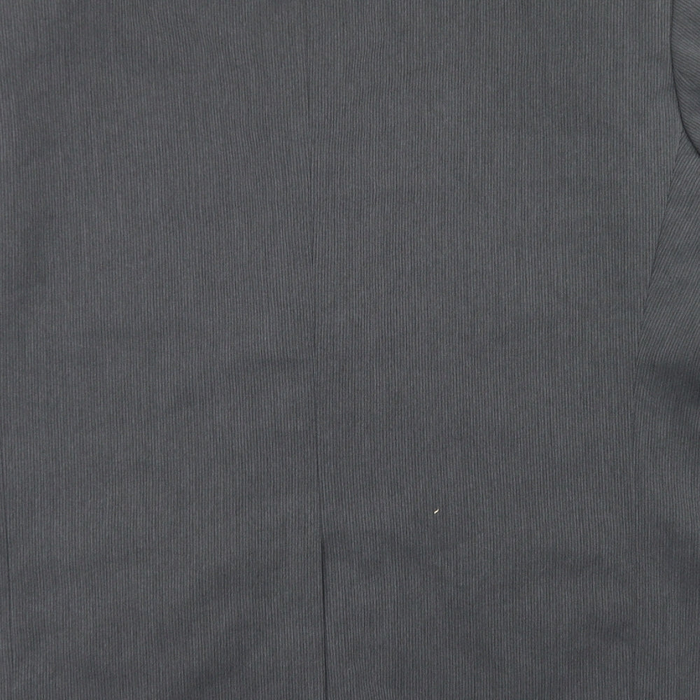 Premier Man Mens Grey  Polyester Jacket Blazer Size 48