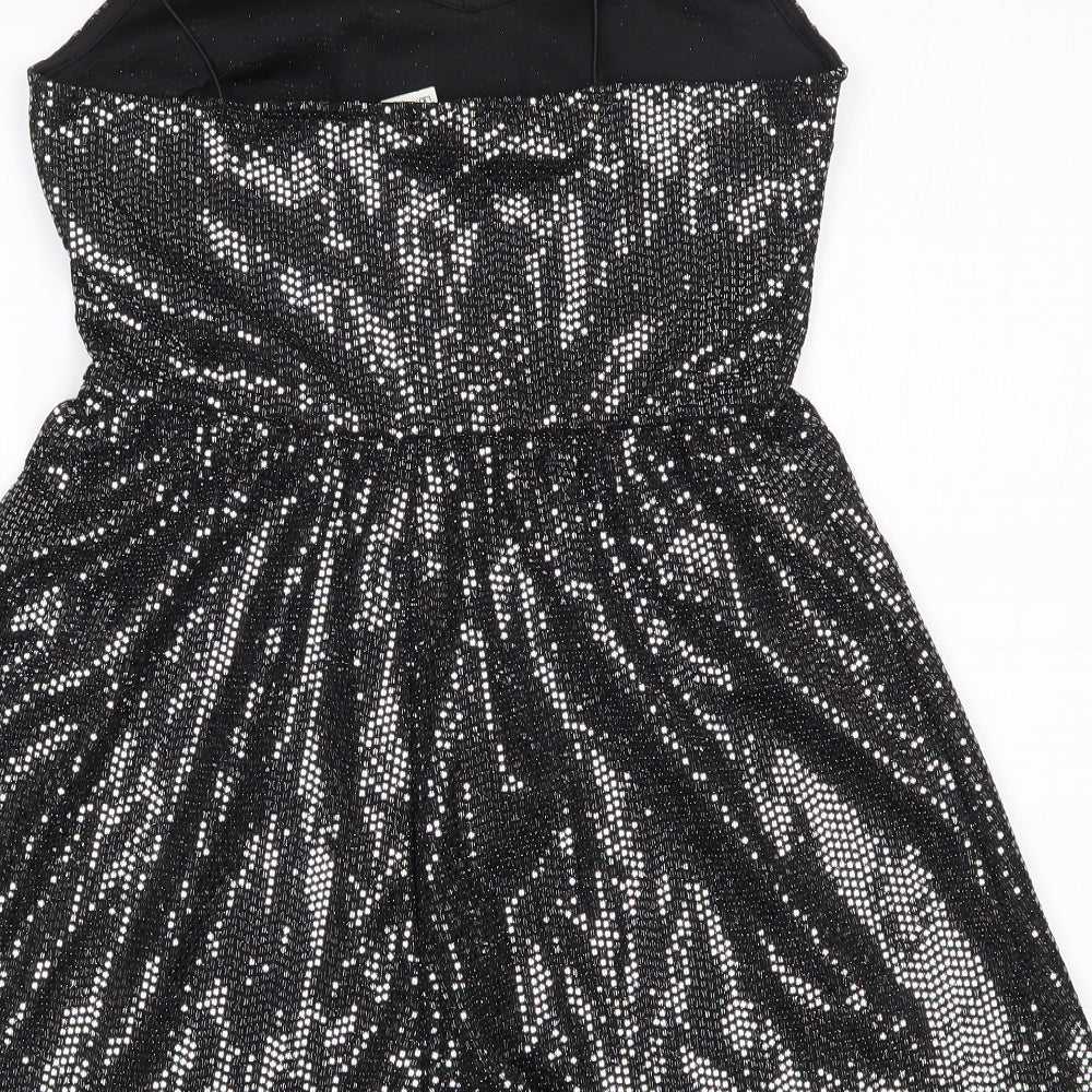 H&M Womens Silver  Polyester Playsuit One-Piece Size S  Pullover