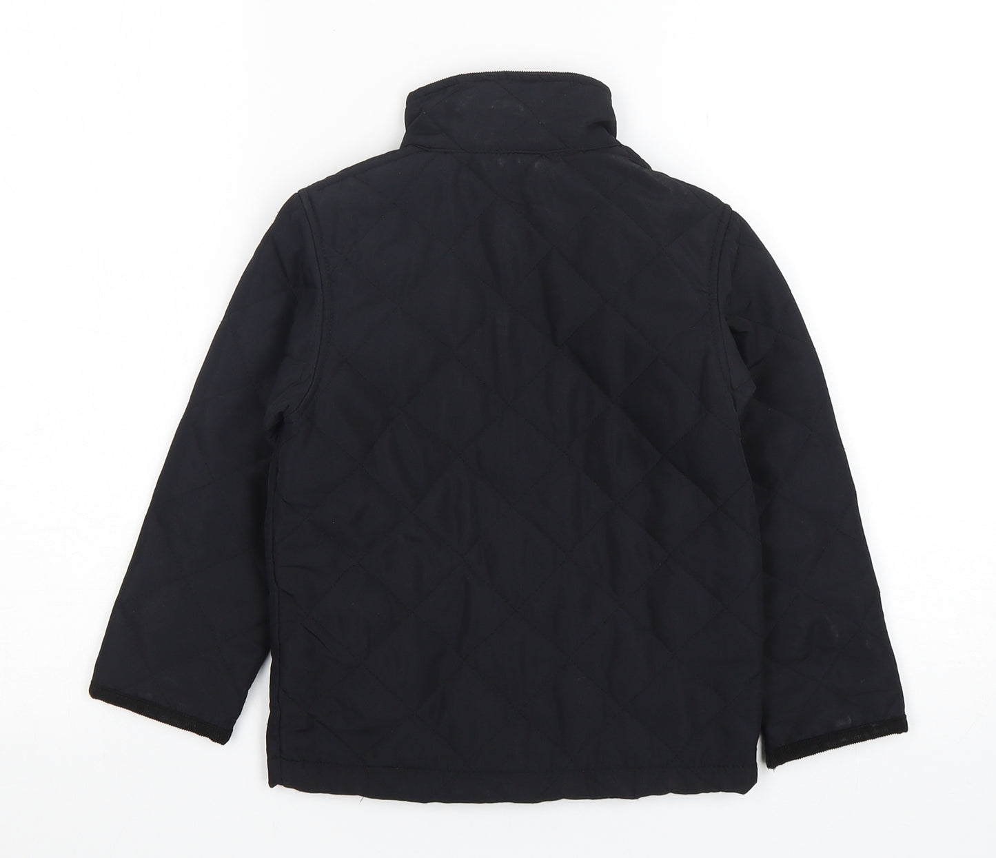 Trespass Boys Black   Quilted Coat Size 3-4 Years  Zip