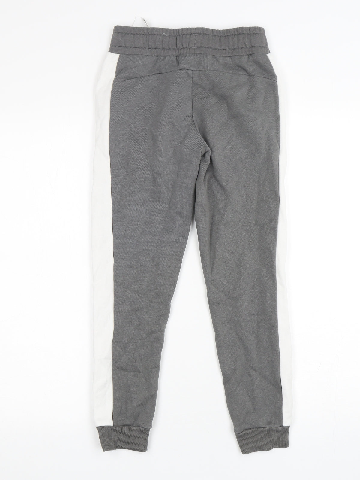PUMA Boys Grey  Cotton Sweatpants Trousers Size 9-10 Years  Regular