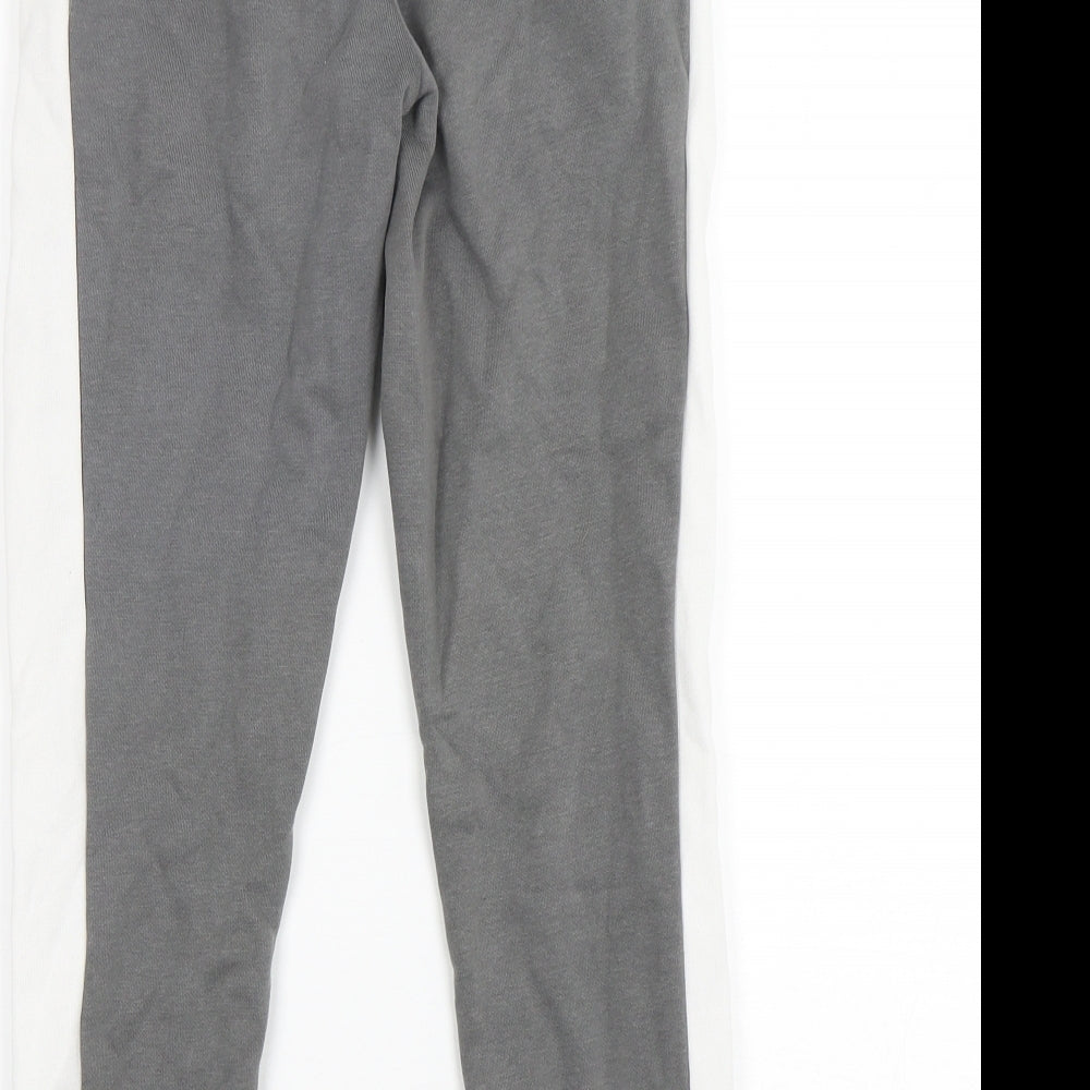 PUMA Boys Grey  Cotton Sweatpants Trousers Size 9-10 Years  Regular