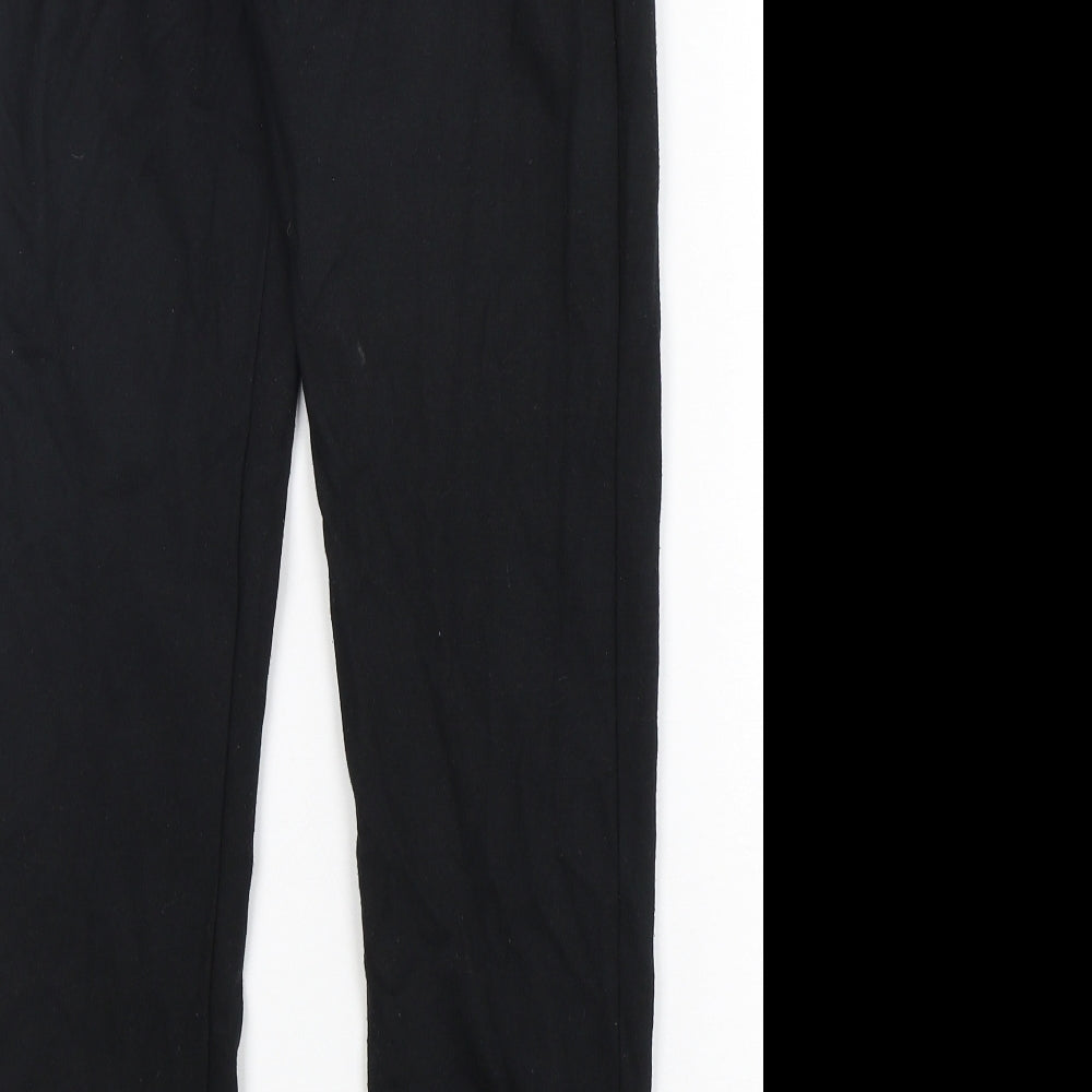 Primark Womens Black  Cotton Sweatpants Trousers Size 4  Regular