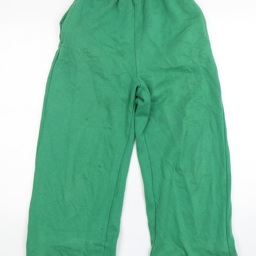 Ego Womens Green  Cotton Sweatpants Trousers Size 8 L26 in Regular