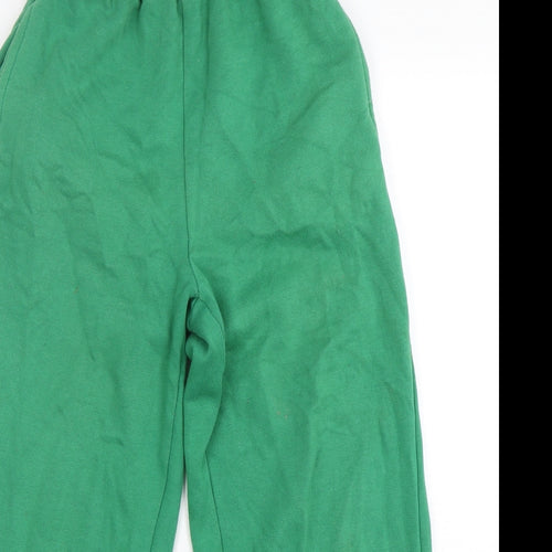 Ego Womens Green  Cotton Sweatpants Trousers Size 8 L26 in Regular