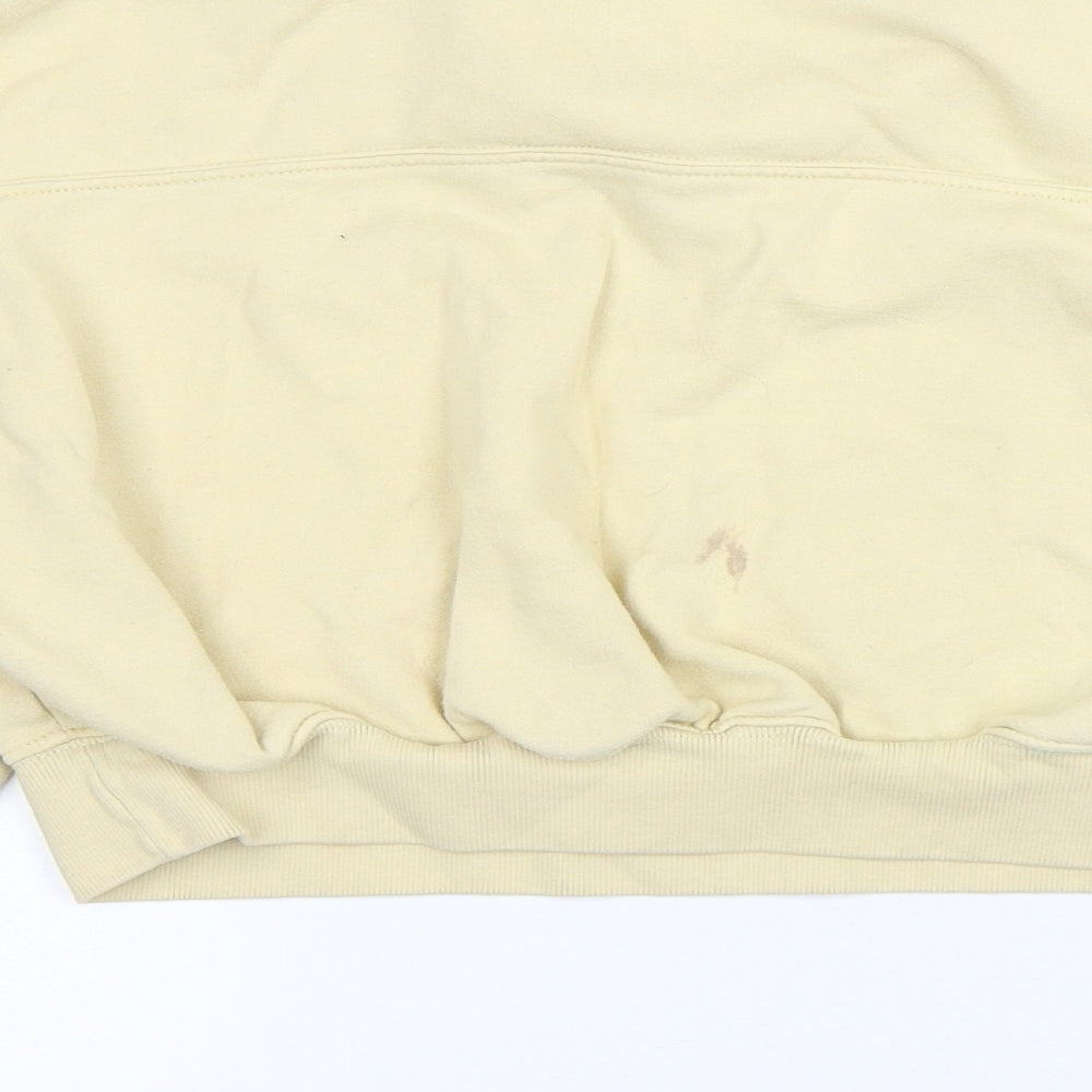 H&M Womens Beige  Polyester Pullover Sweatshirt Size M  Pullover