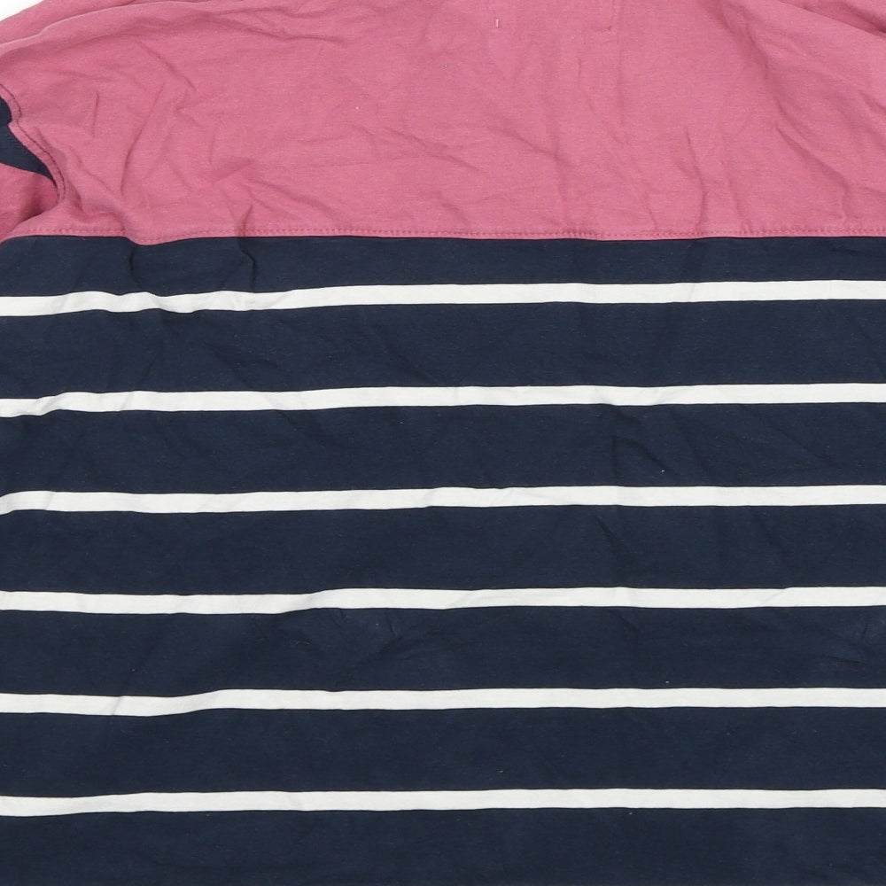 NEXT Womens Multicoloured Striped Cotton Top Pyjama Top Size 18