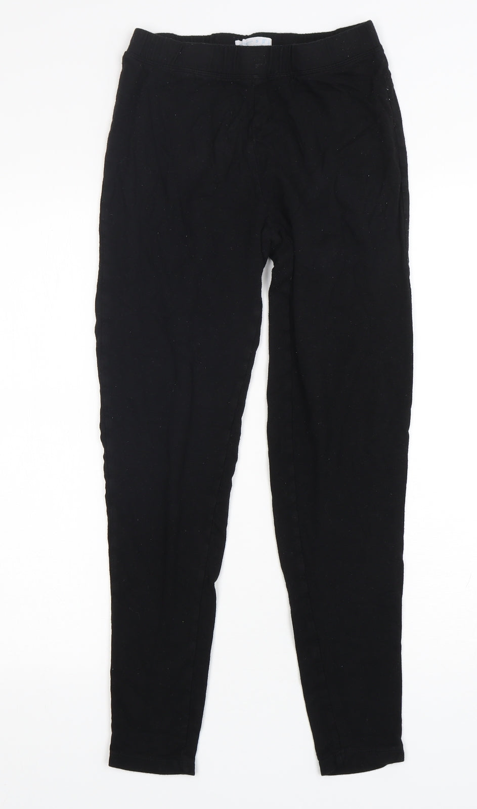 Primark Womens Black  Viscose Jogger Leggings Size 10 L26 in
