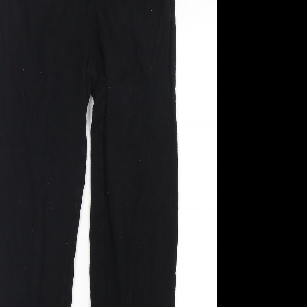 Primark Womens Black  Viscose Jogger Leggings Size 10 L26 in